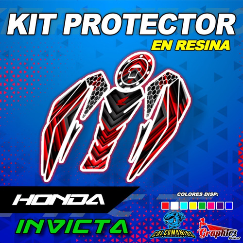 Calcomanias Protector De Tanque Honda Invicta