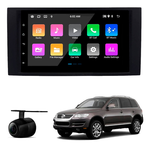 Central Multimídia Android 2gb Carplay Vw Touareg 08-10