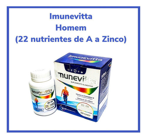 Imunevitta Nutrientes De A A Zinco 60 Cáps