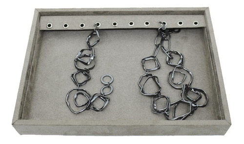 Bandeja De Suede - Expositor Para Pulseiras Com 10 Furos