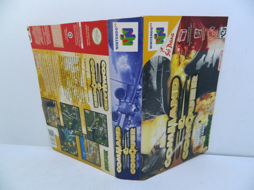 Caixa Cortada Do Command Conquer P/ Nintendo 64 N64 -loja Rj (Usado)