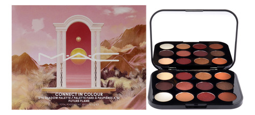Paleta De Sombras De Ojos Mac Connect Palette-future Flame 1