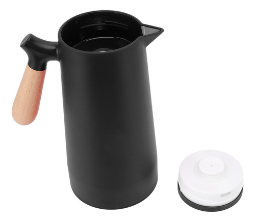 Jarra Térmica Para Café De 1 Litro Con Mango De Madera