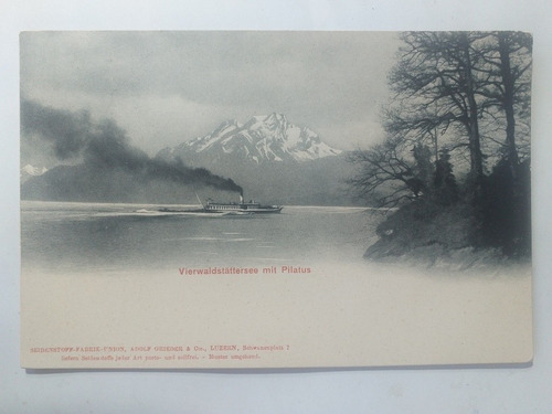 Suiza Postal Vierwaldstattersee Mit Pilates 1913