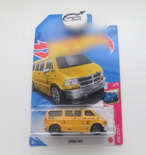 Hot Wheels. Vehículo Dodge Van. Hw Drift. 2021.