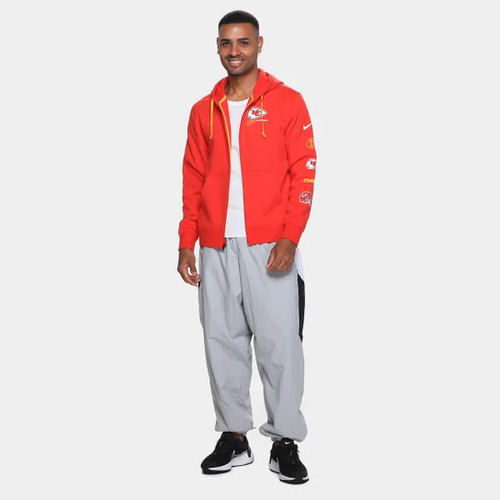 Chamarra Nfl Kansas City Chiefs Legacy Fz Con Capucha