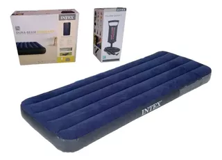 Colchón Inflable De 1.5 Plazas Marca Intex + Inflador