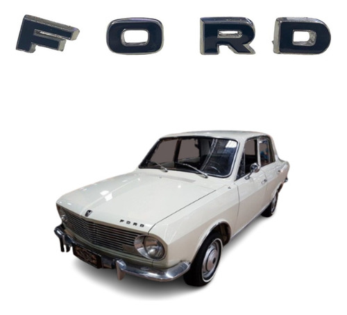 Emblema Letreiro  Ford Corcel 65 A 70