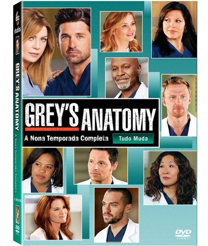 Dvd Grey's Anatomy  6 Discos Temporada 9