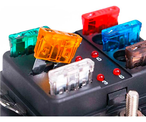 Kit Fusível Automotivo 3886 10 Modelos 100 Peças De 2a A 35a