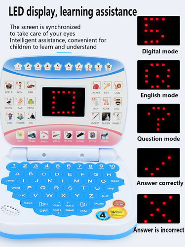 Laptop Educativo Musical Para Niños Con Cuentos