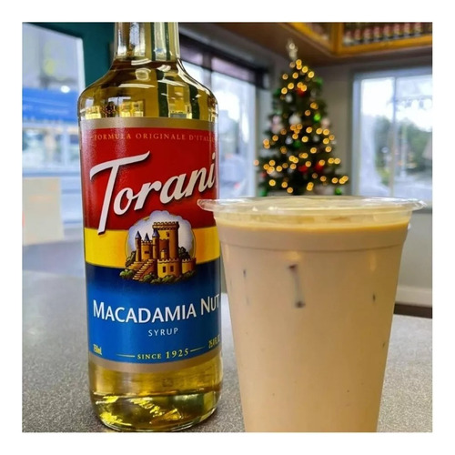 Torani Jarabe Para Bebidas Sabor Nuez De Macadamia 750ml