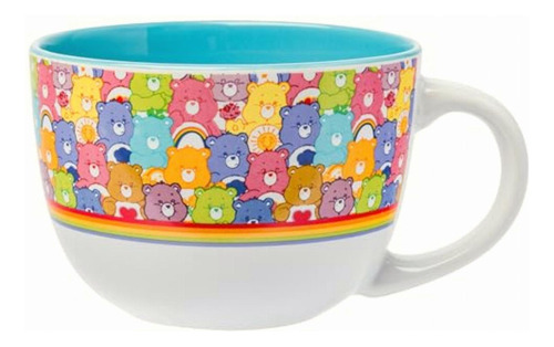 Silver Buffalo Care Bears Multi Bear Taza De Sopa De Color Care Bears Multi Bear Por Todas Partes