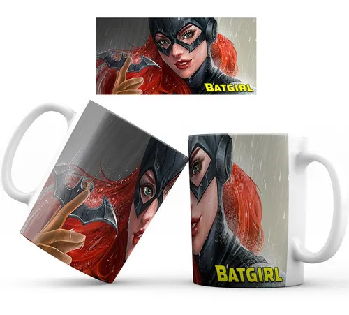 Mug Taza Batgirl Batwomansuperheroe Dc Comic