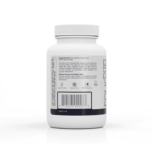 Tratamiento Anti Canas Con Biotina Diseñado Para Promover Y Realzar El Color Original De Su Pelo, Fomenta La Capacidad Del Cuerpo Para Producir Pigmento Llamado Melanina 60 Tabletas Vegetarianas