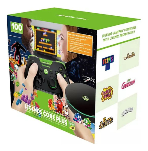 Legends Core Plus De Atgames - Gamepad Y Consola Arcade De Transmisión - Ha2811s