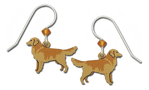 Sienna Aretes Colgantes Hipoalergenicos Golden Retriever Met