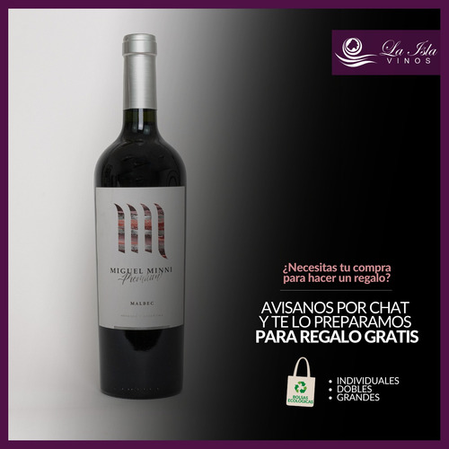Vino Miguel Minni Premium Malbec 750ml -