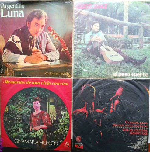 Argentino Luna, Davalos, Ginamaria  Hidalgo Disco Vinilo 