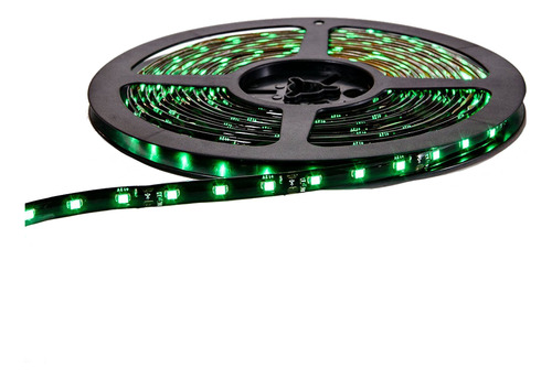 Rollo Tira De Led 5m 12v Color Verde Lux Led