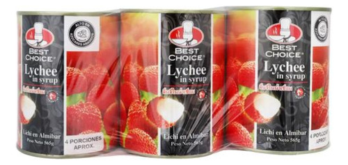 Lychees En Almíbar 3 Unidades/230 G (pes - g a $101