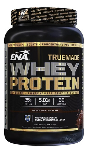 Whey Protein Ena True Made  Sabor Double Rich Chocolate 2lb