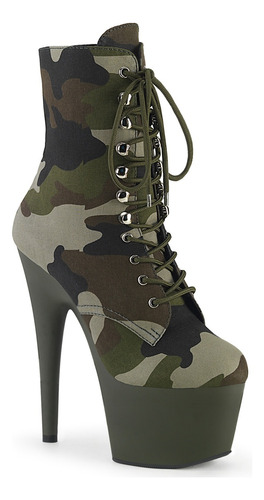 Botin Camuflaje Plataforma Tacon Alto Adore-1020camo Table