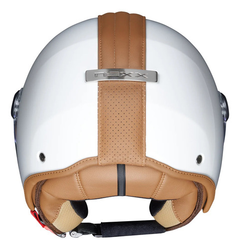 Capacete Aberto Nexx Y.10 Y10 Midtown Branco/caramelo @#