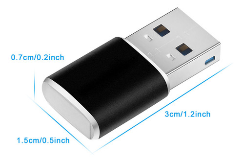 Adaptador Lector De Tarjetas De Memoria Usb 3.0 De Aluminio