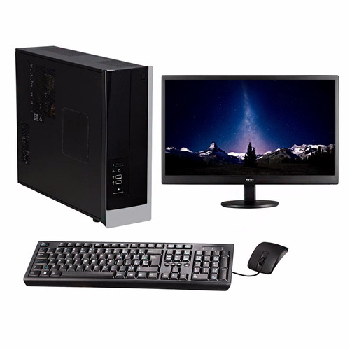 Desktop Hp Ts-412 Amd E1-2500 500g/4gb + Monitor Aoc 21.5 (Reacondicionado)