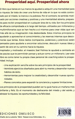 Los Principios De La Prosperidad - Piensa Y Actúa Como Un..