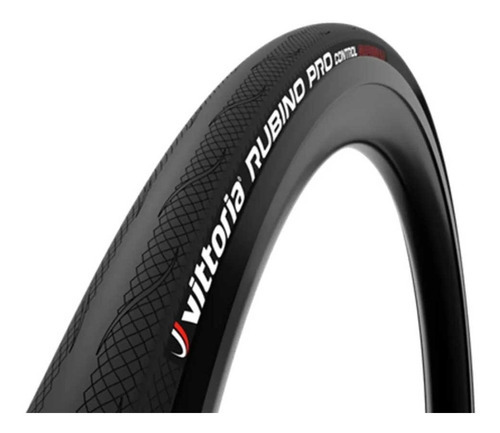 Neumático 700x25 Vittoria Rubino Pro Control G2.0 25-622 Negro