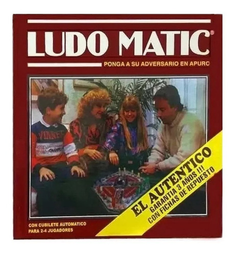 Juego De Mesa Ludo Matic Con Cubilete Automatico Original