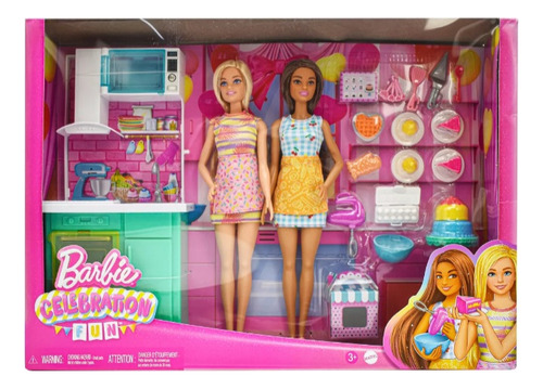 Barbie Celebration Fun Horneado De Pasteles Con Accesorios 