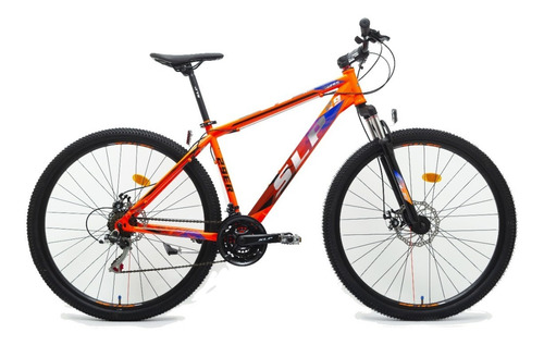 Bicicleta Mountain Bike Rodado 29 Slp 10 Shimano Cambios Frenos A Disco Llantas Doble Pared Suspension Varon Mujer Happy