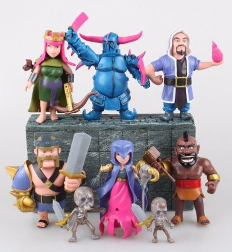 Clash Of Clans Clash Royale Set 8 Figuras