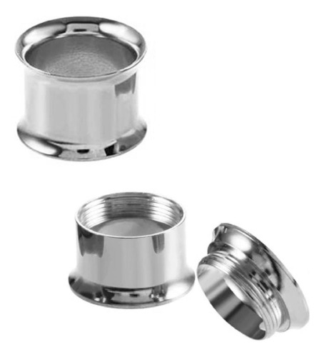 Expansor Plateado Piercing Saddle Copa De Vino Hombre A
