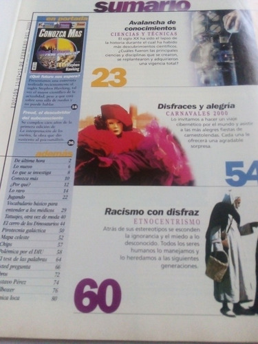 Imagen 2 de 4 de Revista Conozca Más Año 11 N. 2 Predicciones Stephen Hawking