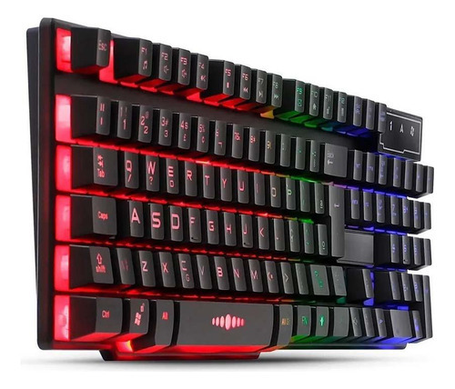 Teclado Gamer Usb 2.0 Gk 41 Semi Mecanico Led Iluminado Fy