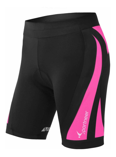 Sportneer Shorts De Ciclismo Acolchados Para Mujer 4d Paddin