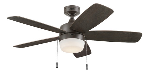 Ventilador de Techo Lugo Led 48403-cct 44 pulg Bronce Cinco Aspas Coolfan
