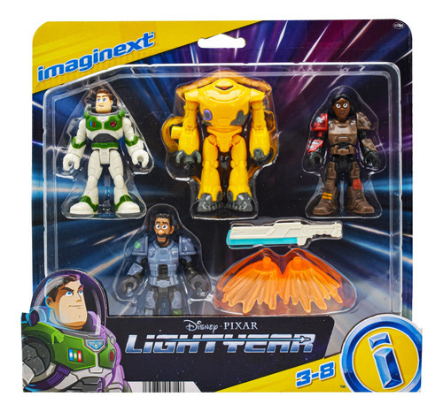 Disney Pixar Lightyear Set 4 Figuras Imaginext