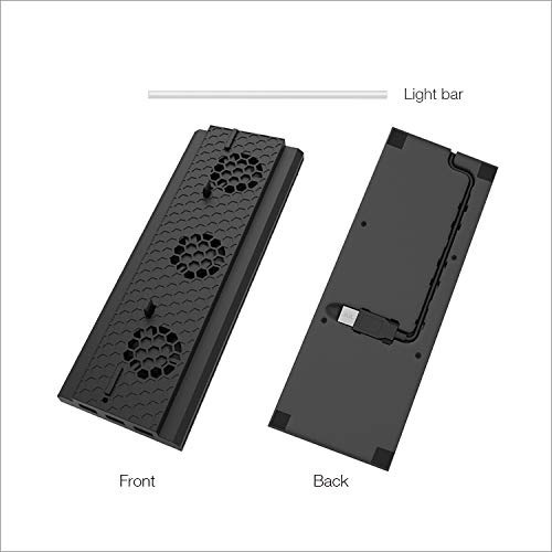 Base Vertical De Refrigeración Para Xbox One X,(negro)