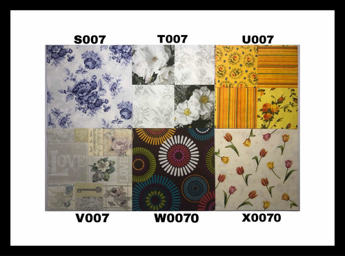 Servilletas Decoupage Set X 10 Importadas Flores Y + Flores