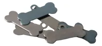 Comprar Plaquinha Identificação Osso Em Inox 100pç Mini 1x3cm