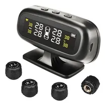 Comprar Tpms Kit Sensor De Presion Y Temp Neumaticos Solar Externo 