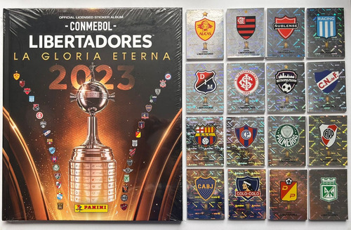 Set Completo Copa Libertadores 2023 + Album Duro Panini
