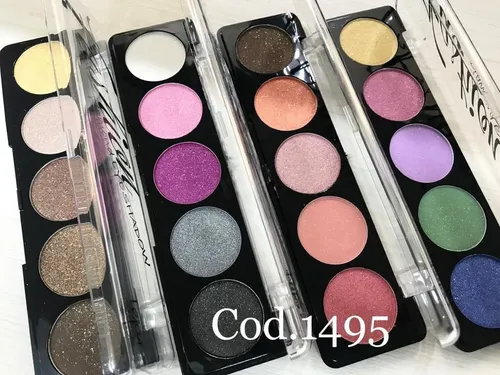 3 Sombras Para Ojos X 5 Colores Super Brillantes Tejar