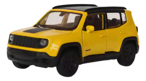 Jeep Renegade Trailhawk C/  Fricção 1:32 Amarelo