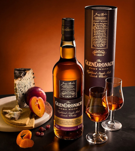 Imagen 3 de 8 de Whisky The Glendronach Port Wood 750ml En Estuche
